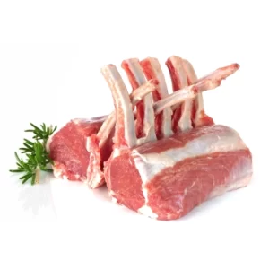 Fresh halal lamb rack